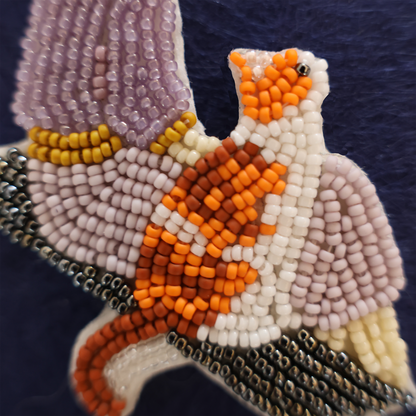 companion bead kit - premium MIYUKI seed beads close-up, soft night tones, beautiful luster in different lighting